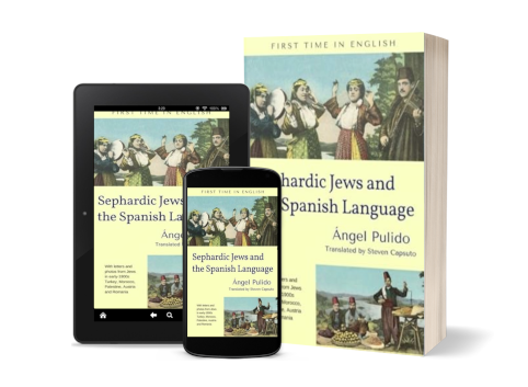 Book cover of "Sephardic Jews and the Spanish Language" by Ángel Pulido
